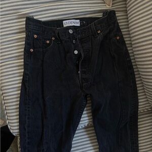 EB denim split hem jeans